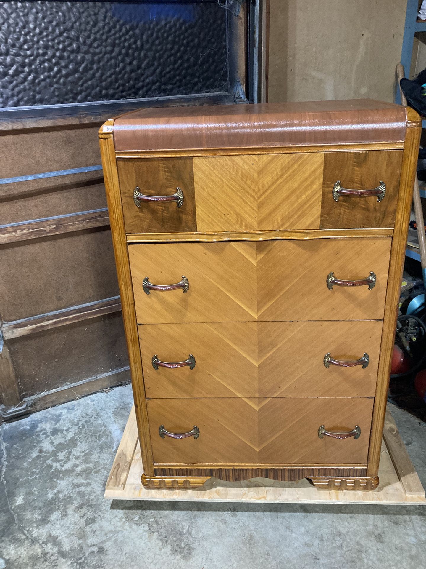 Art Deco Waterfall Dresser