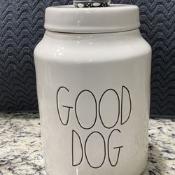 Rae Dunn Crown Large Letter GOOD DOG Canister serious inquiries 