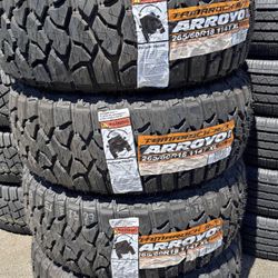 RT265/60R18 marca Arroyo con 50,000 mil millas de garantía 🤩🛞✅