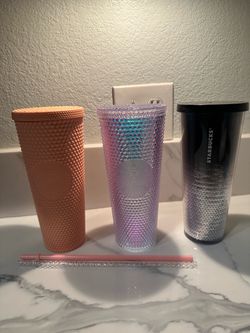Starbucks Tumbler Cups - Set of 3 DAMAGED / NO STRAW