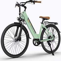 Movcan V80 Electric Bike, 1000W Motor 28MPH 26'' City Cruiser Ebike for Adults, 48V 13Ah Removable Battery Up to 70 Miles, 7-Speed Dual Disc Brake, Mo