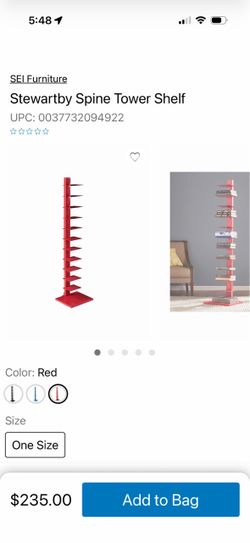 Tower shelf