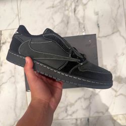 Travis Scott Jordan 1 Low Black Phantom