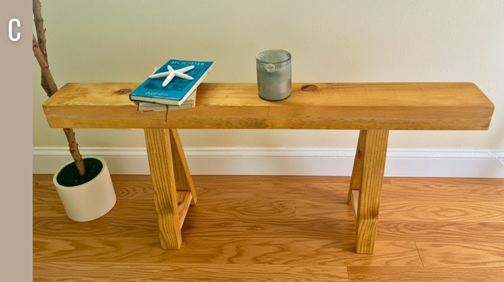 CUSTOM WOOD BENCH