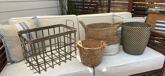 Set of 4 Mixed Storage Baskets