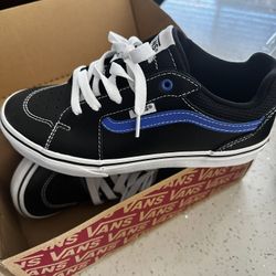  Shoes Leather Vans Size 4 