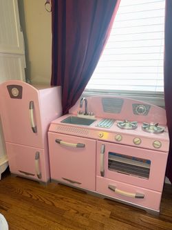 Kids Kraft play kitchen Retro Pink