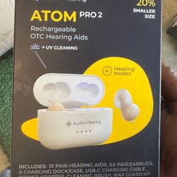 ATOM PRO2 Rechargeable OTC Hearing AIDS  $225 Do Your Research 