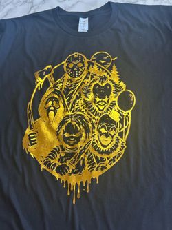 Custom Gold and Silver foil print T shirts