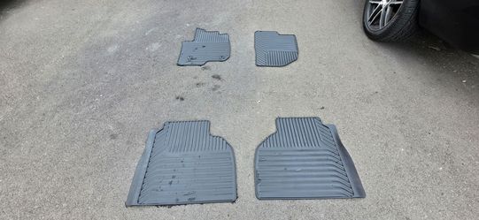 2026 GMC SIERRA 1500 ELEVATION Black Rubber All-Weather Car Floor Mats Set of 4