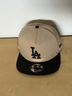 New Era Los Angeles Dodgers 2-Tone Camel Black Roses Snapback 9Fifty A-Frame Hat