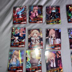 Anime Chainsaw Man Cards