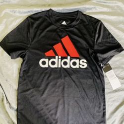 Adidas Boys Black Tshirt