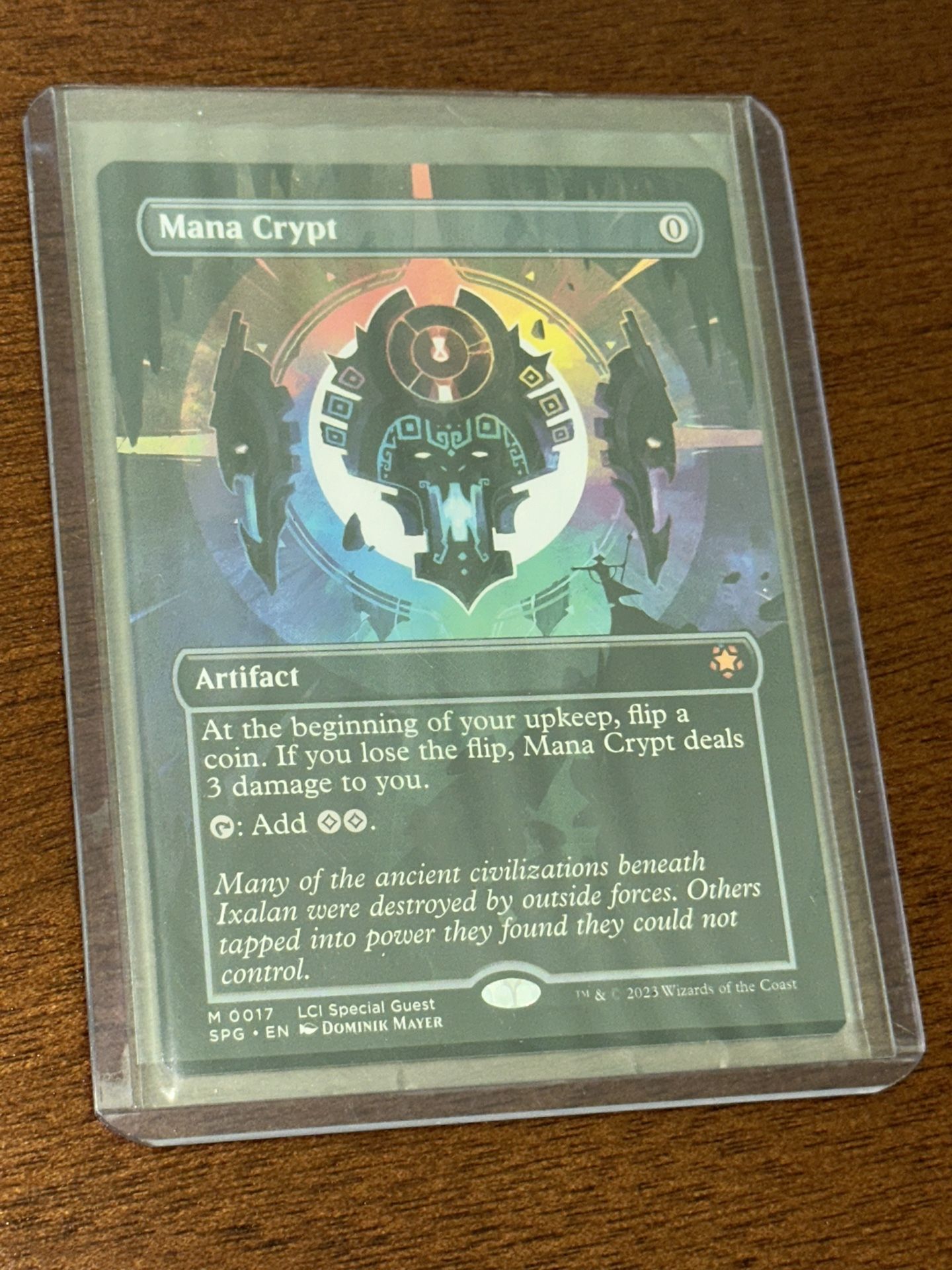 Magic the Gathering Mana Crypt LCI Special Guest (Dominik Mayer) - NM