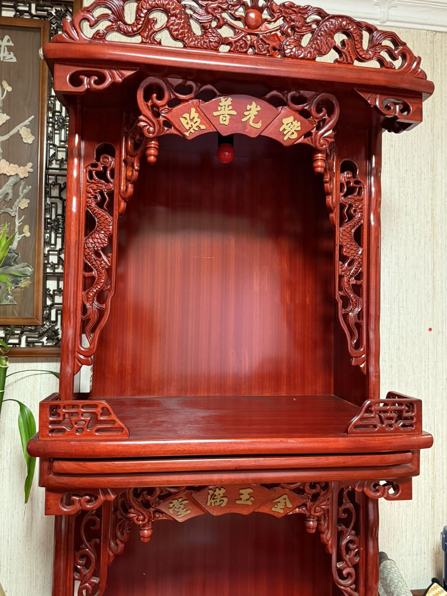 Chinese Altar Buddha Cabinet