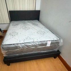 Full Size Bed Frame With Mattress New Bedroom Furniture Set Cama Nueva 