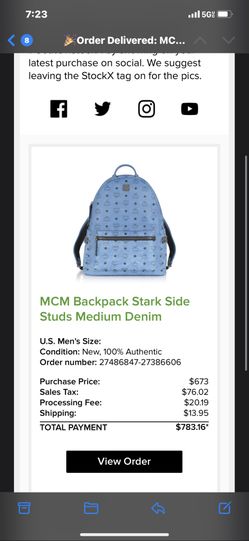 Mcm backpack stockx online