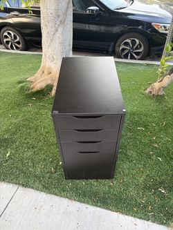 Brown, Wood, Side Table, dresser, drawers