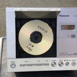 Panasonic SA-EN26 CD CDR/RW Player AM FM Micro Shelf Stereo System only 