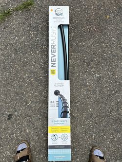 Curved Rust Proof Curtain Rod 