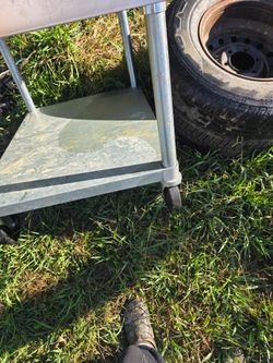 Stainless Steel Work Table with Casters