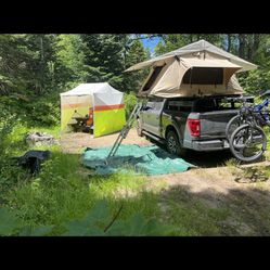 Smittybilt Tent And Fishbone Camper Rack 