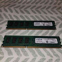 16GB (8GBx2) Crucial PC3-10(contact info removed)mhz DDR3 Ram CT51264BA1339.C16FkR