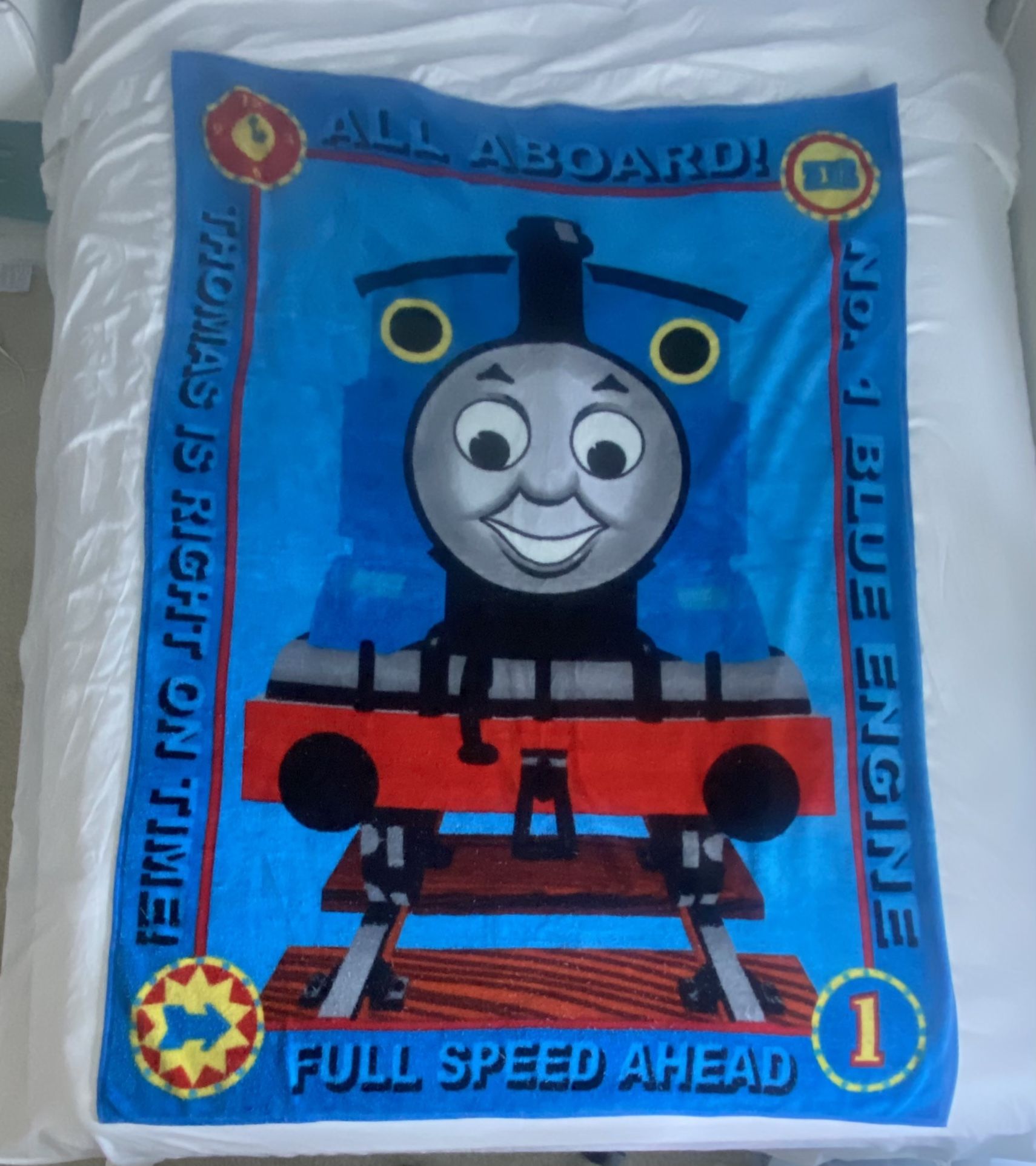 THOMAS THE TRAIN TANK ENGINE SOFT BLANKET