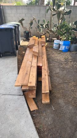 Pergola hardware and wood lumber