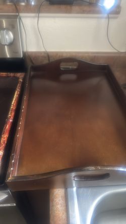 Wood trays