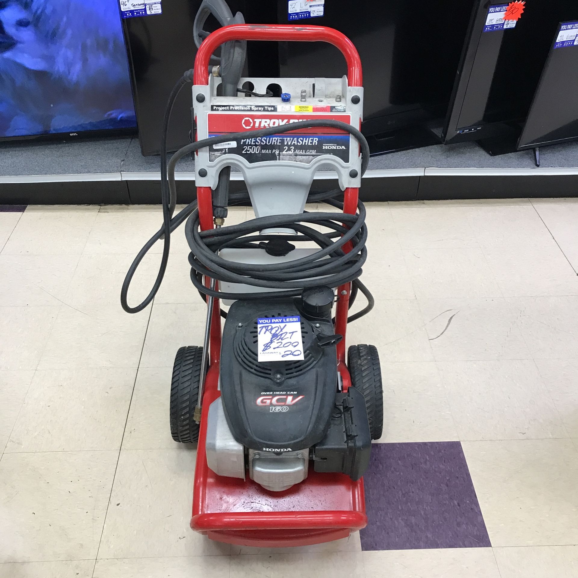 Troy Bilt Pressure Washer M:020344