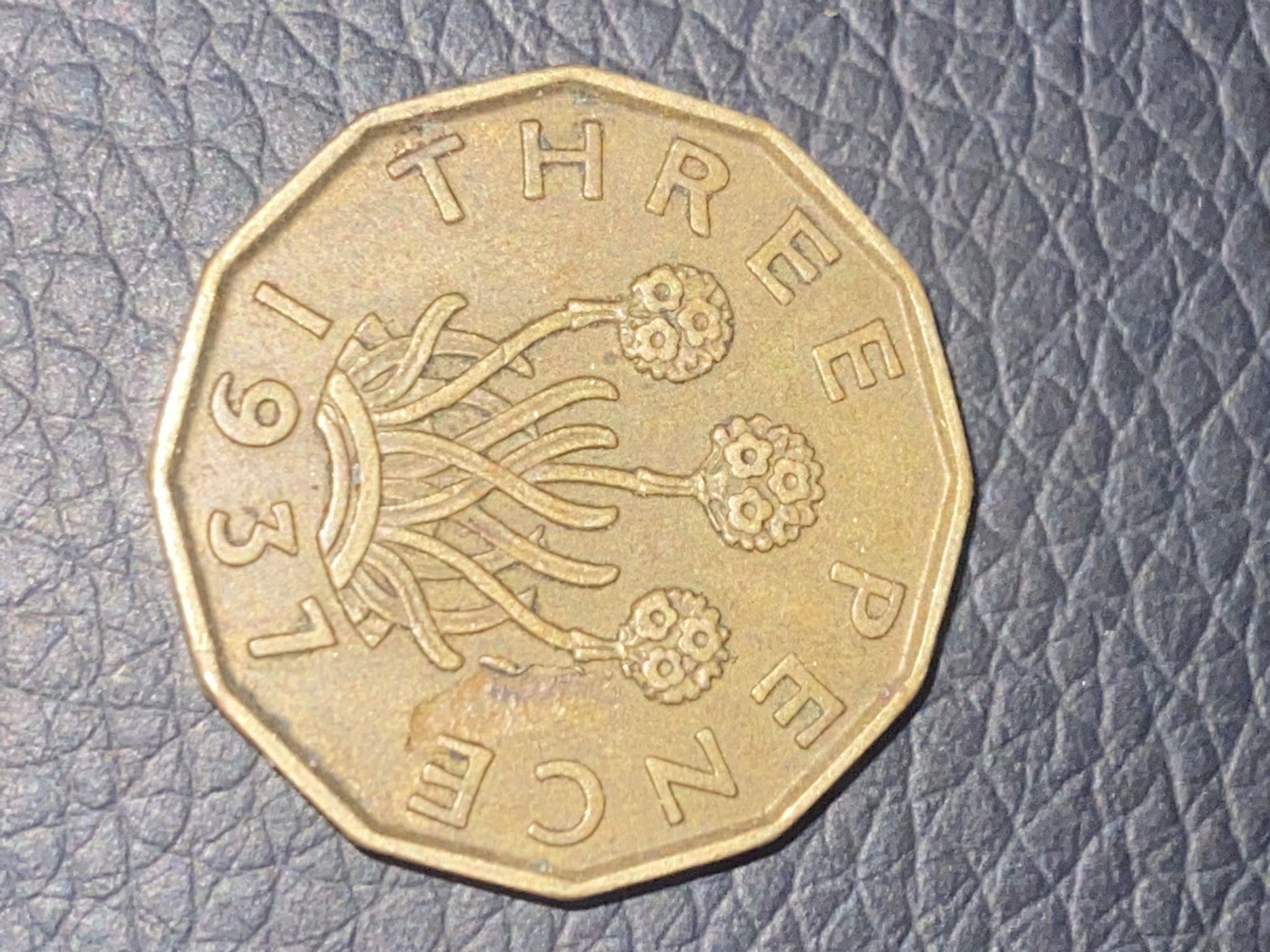 1937 Three Pence Coin