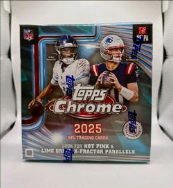2025 Topps Chrome Football Mega Box - In Hand!
