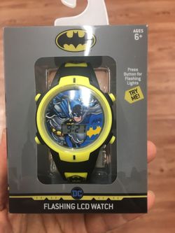 NWT batman flashing LCD watch