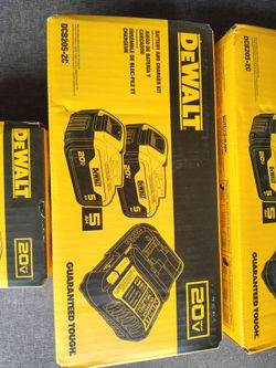 DeWalt 20 volt battery and charger $150