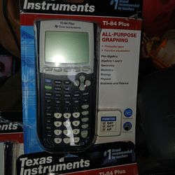 Quantity 2 Texas Instruments TI-84 Plus Graphing Calculators