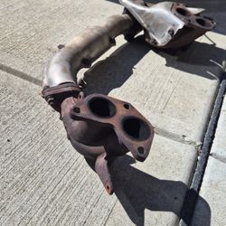 02 - 14 Wrx Oem Header And Tomei Up Pipe