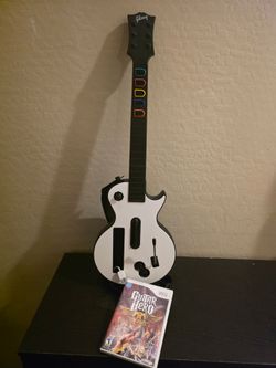 Guitar Hero Controller for Nintendo Wii Console + Aerosmith Game
