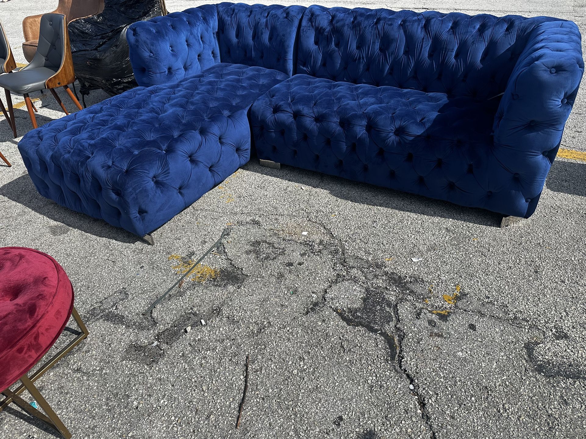 Living room set blue/ Sofa Set