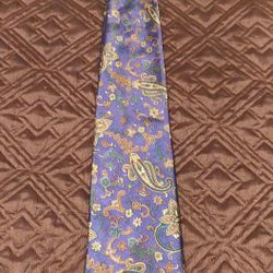 Purple Paisley John Weitz Tie