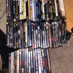 250 DVDs, movies, music, and more