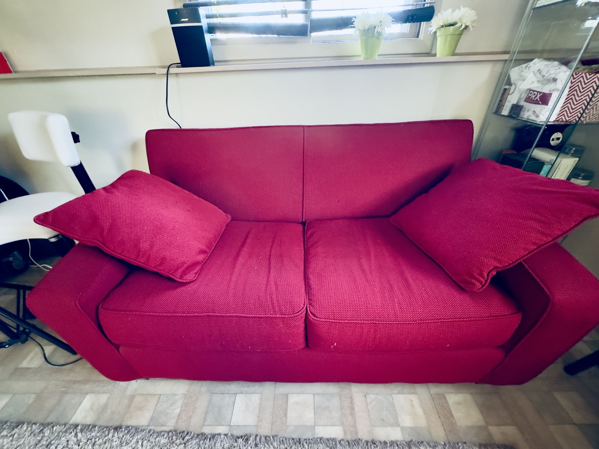 Red Couch / Loveseat 
