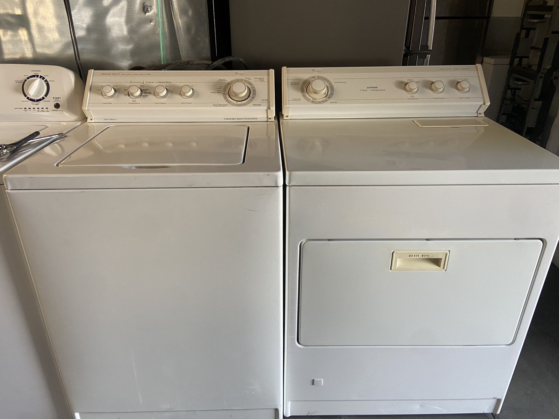 Whirlpool Dryer Washer Set 