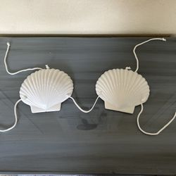 Nwot seashell, bikini top