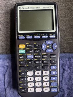 TI 83 Plus Graphing Calculator