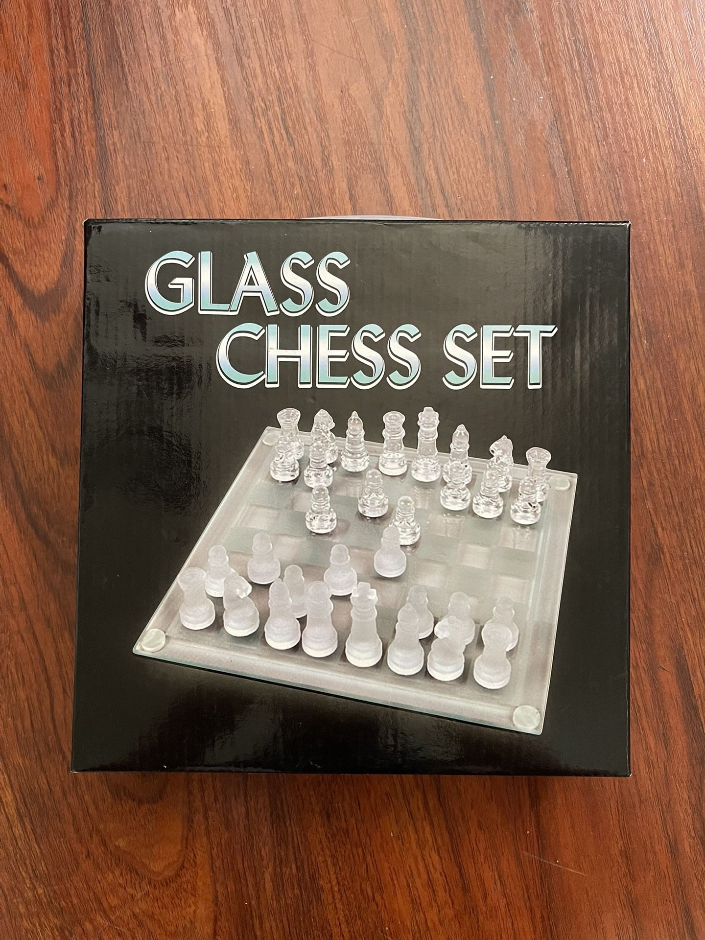8-Inch Glass Chess Set