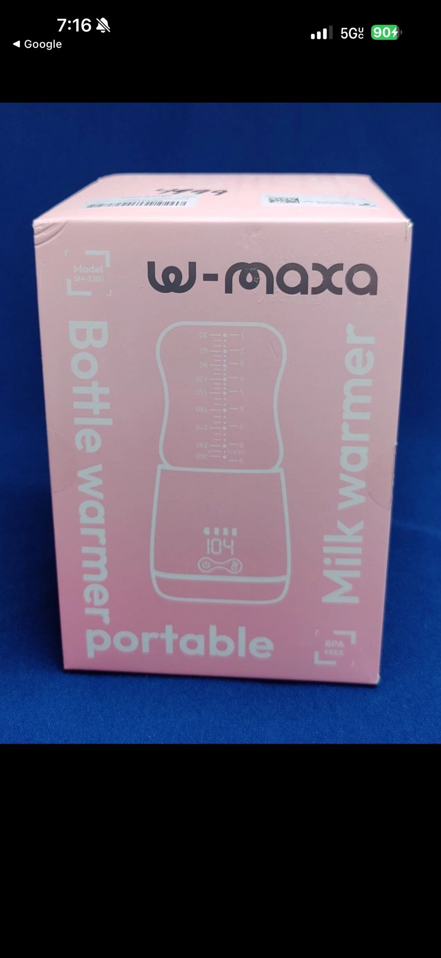 Portable Baby Bottle Warmer