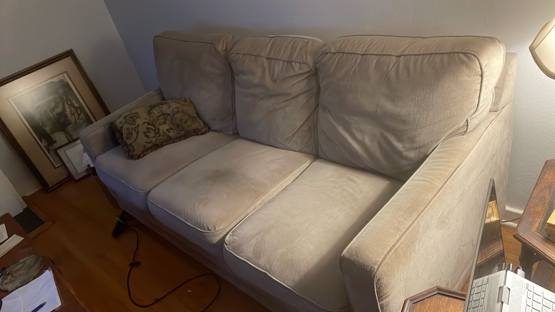 Very Comfortable, Beige Couch