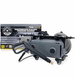 Chemical Guys, PM2000 PRO Electric Pressure Washer, 2030 PSI, 25 ft Hose 2030 PSI y 1.77 GPM con una manguera flexible de 25 pies, ruedas de 360 grado