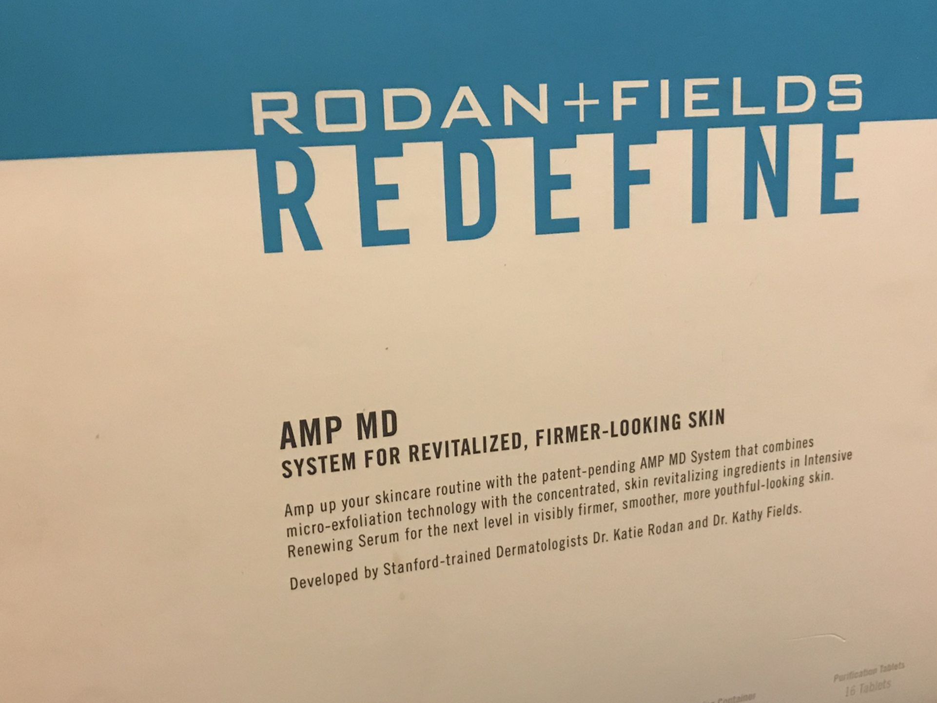 Rodan Fields redefine AMP MD System